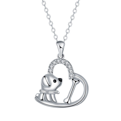 Heart of the Pack | Canine Heart Pendant | Keepsake Necklace