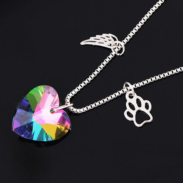 Lunara | Eternal Rainbow | Crystal Pet Memorial Necklace