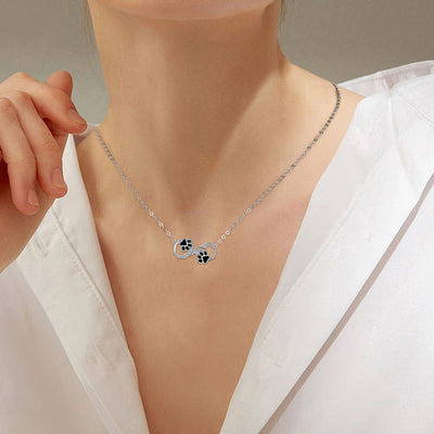 Aveline | Paws of Grace | Sterling Silver Necklace