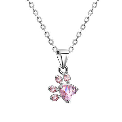 Tender Paws & Hearts | Rose Gold Four-Piece | Paw Jewelry