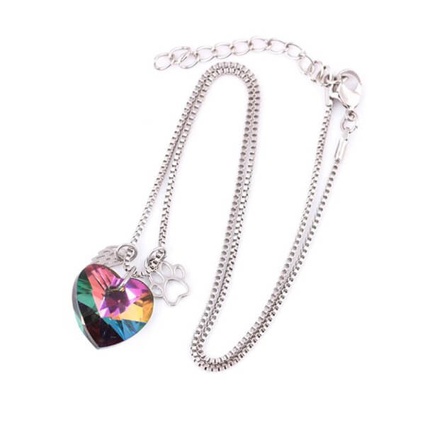 Lunara | Eternal Rainbow | Crystal Pet Memorial Necklace