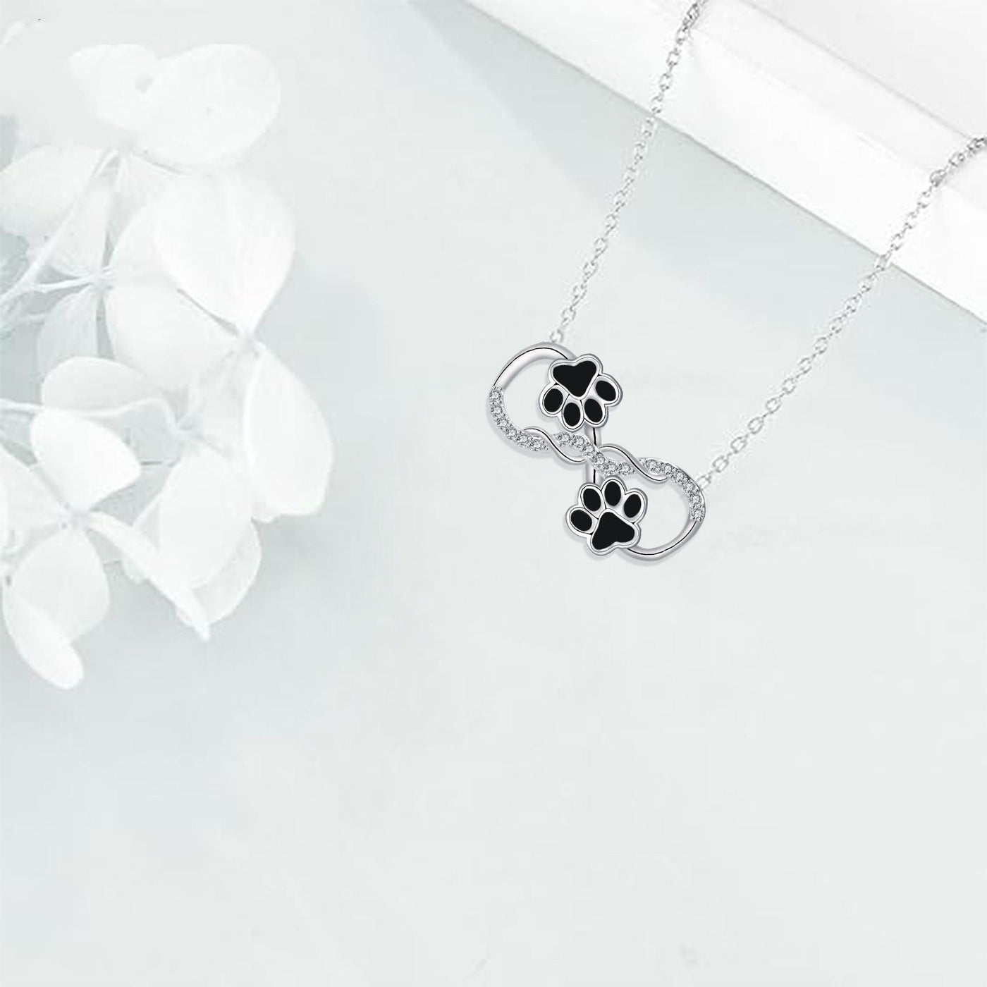 Aveline | Paws of Grace | Sterling Silver Necklace