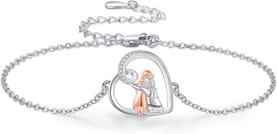 PawLuxe | Forever Friends | Sterling Silver Dog Charm Bracelet