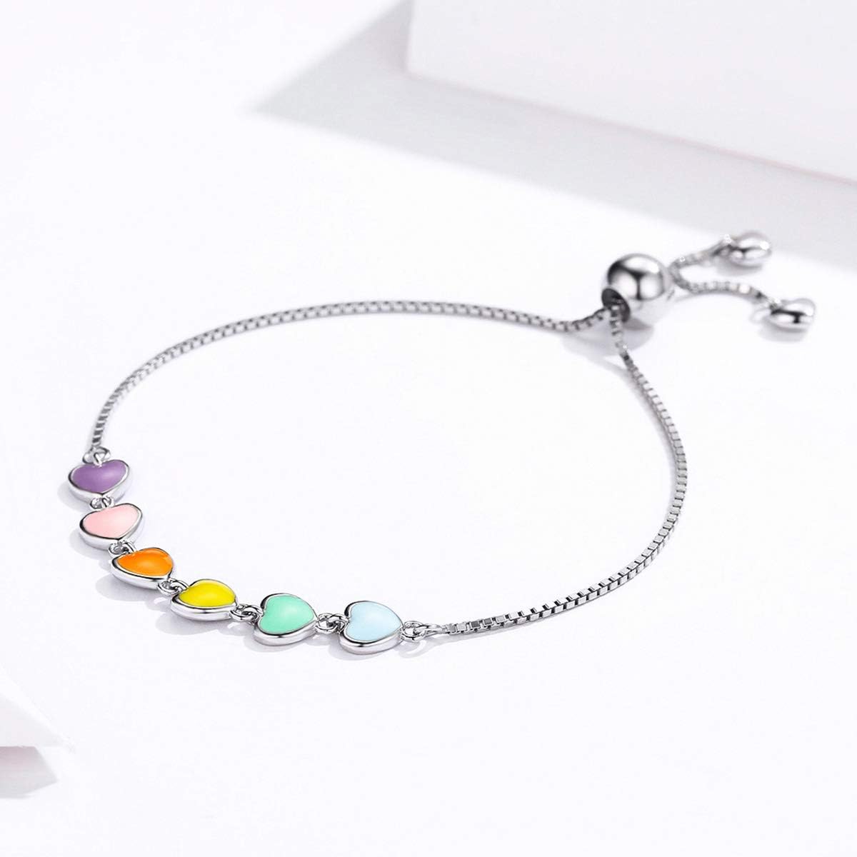 PawLuxe | Silver Serenity | Adjustable Paw Print Bracelet
