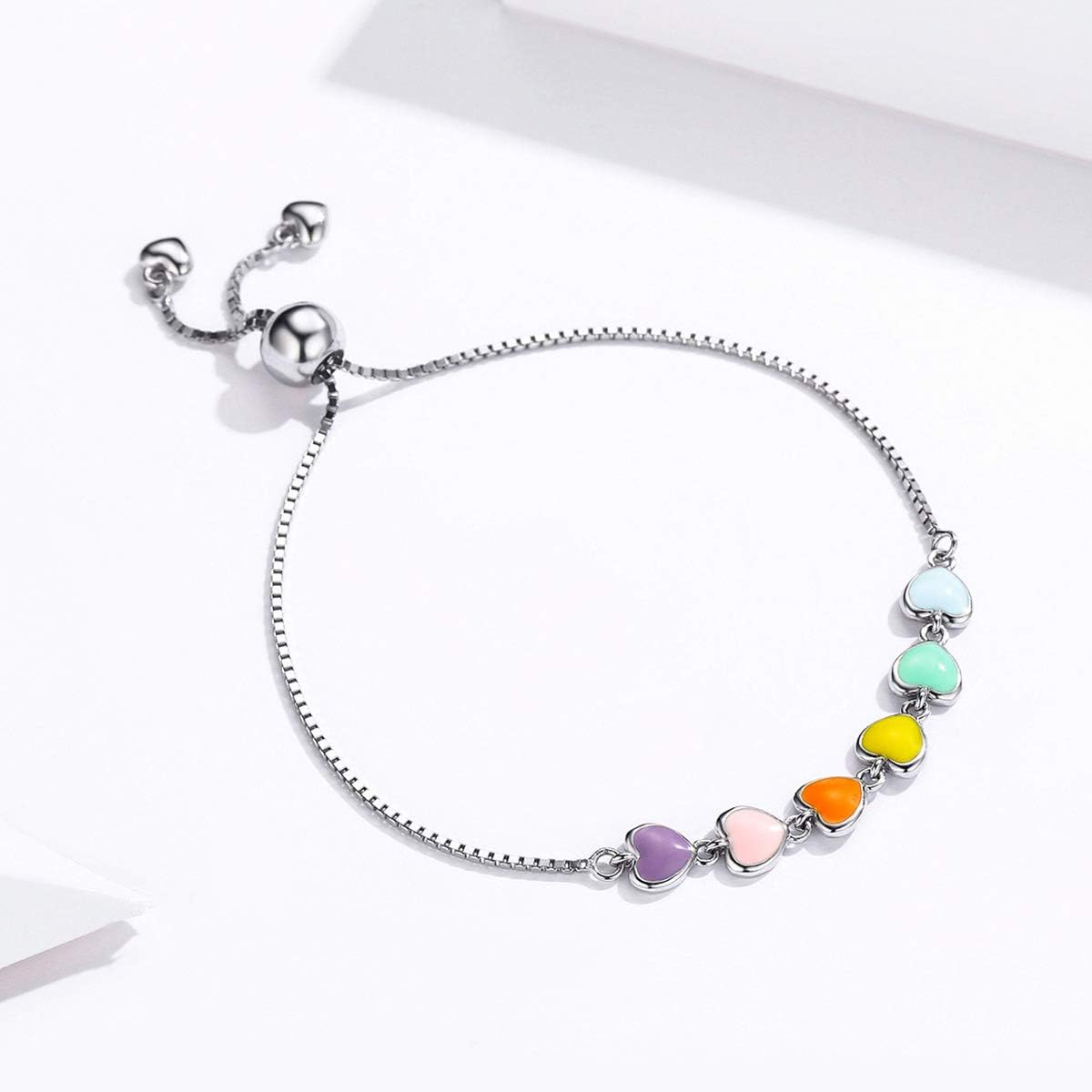 PawLuxe | Silver Serenity | Adjustable Paw Print Bracelet