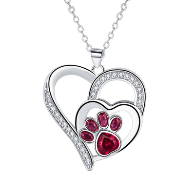 Furry Footprint | Sleek Paw Print Necklace | Celebrate Your Bond