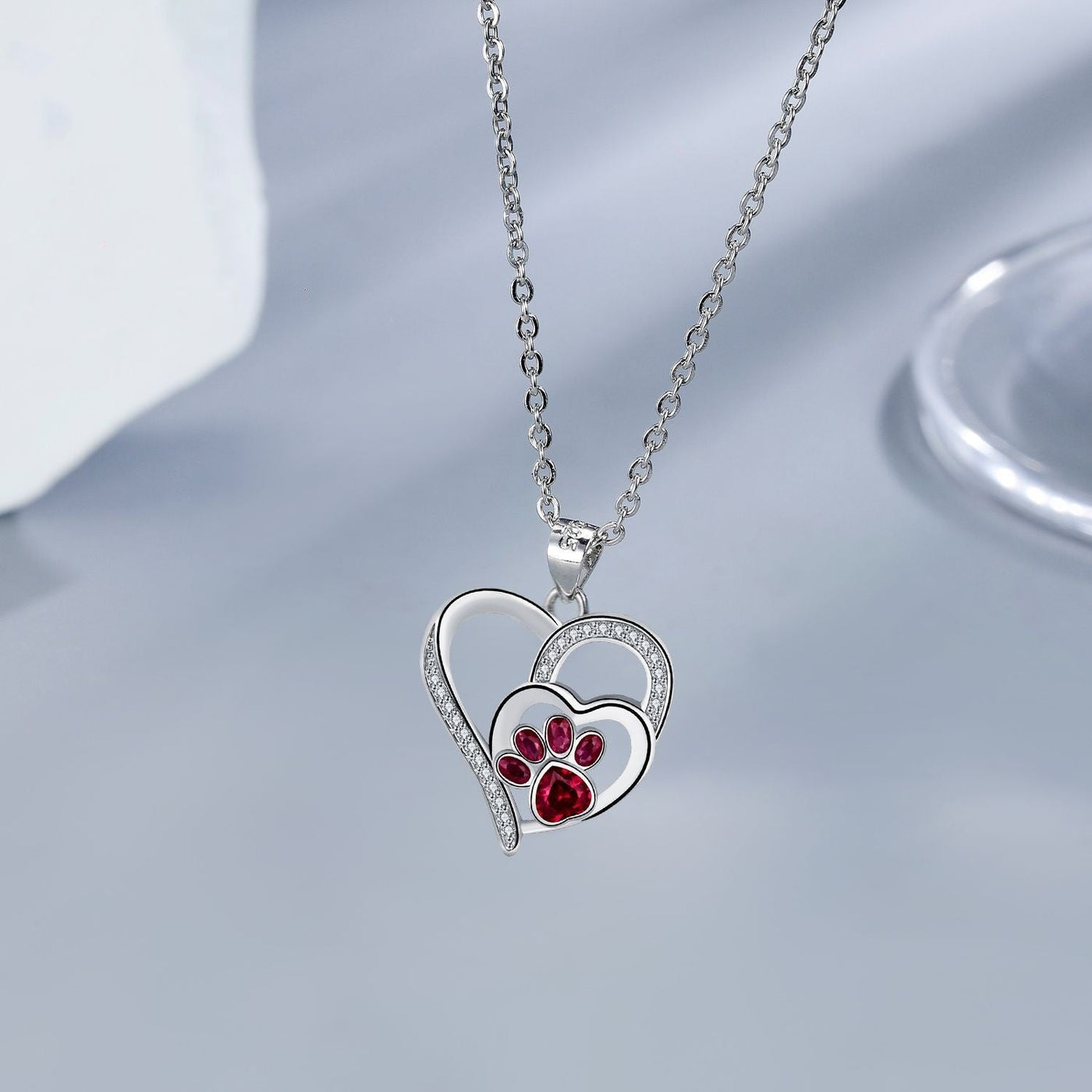 Furry Footprint | Sleek Paw Print Necklace | Celebrate Your Bond