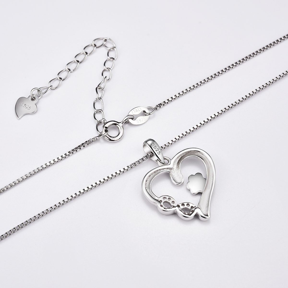 EverPaw Infinity | Paw Print Heart | Necklace