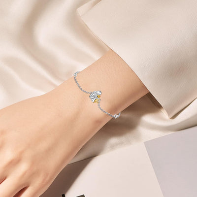 PawLuxe | Forever Friends | Sterling Silver Dog Charm Bracelet
