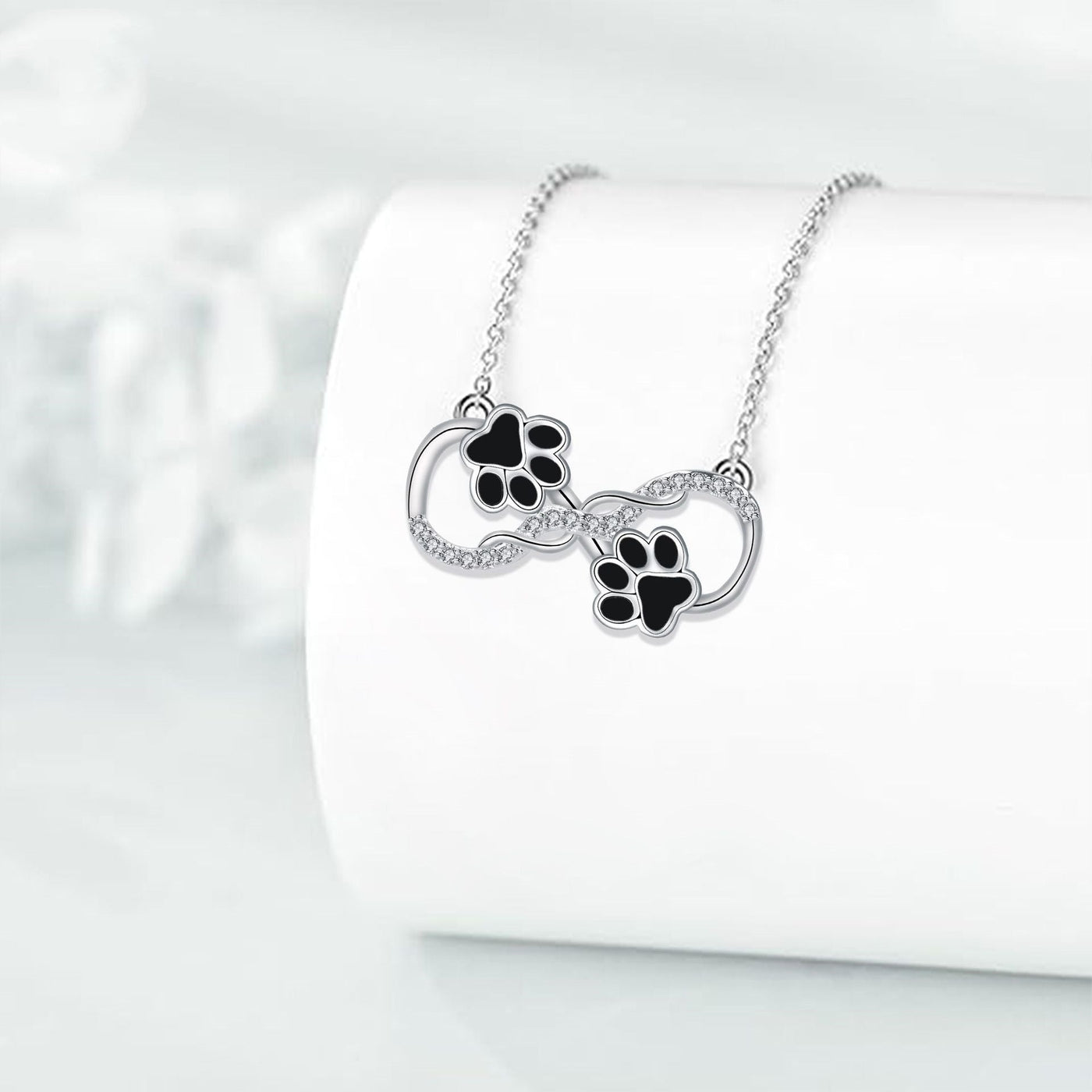 Aveline | Paws of Grace | Sterling Silver Necklace