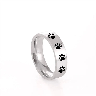 Ardelle | Eternal Paw Memory | Stainless Steel Ring