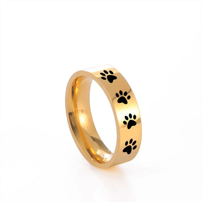Ardelle | Eternal Paw Memory | Stainless Steel Ring