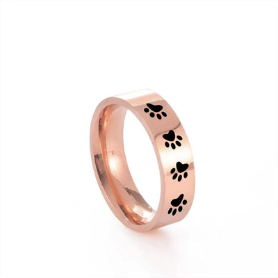 Ardelle | Eternal Paw Memory | Stainless Steel Ring