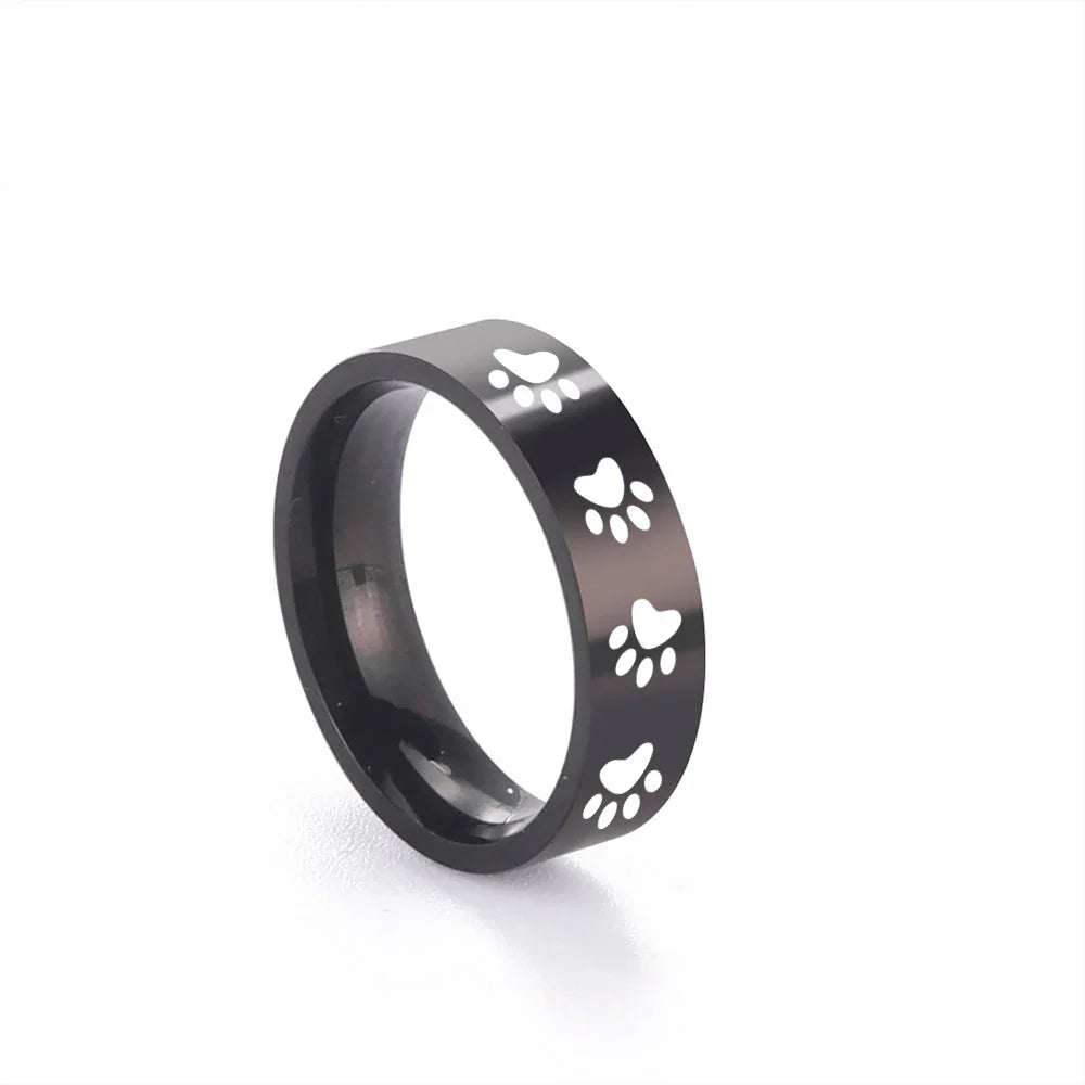 Ardelle | Eternal Paw Memory | Stainless Steel Ring