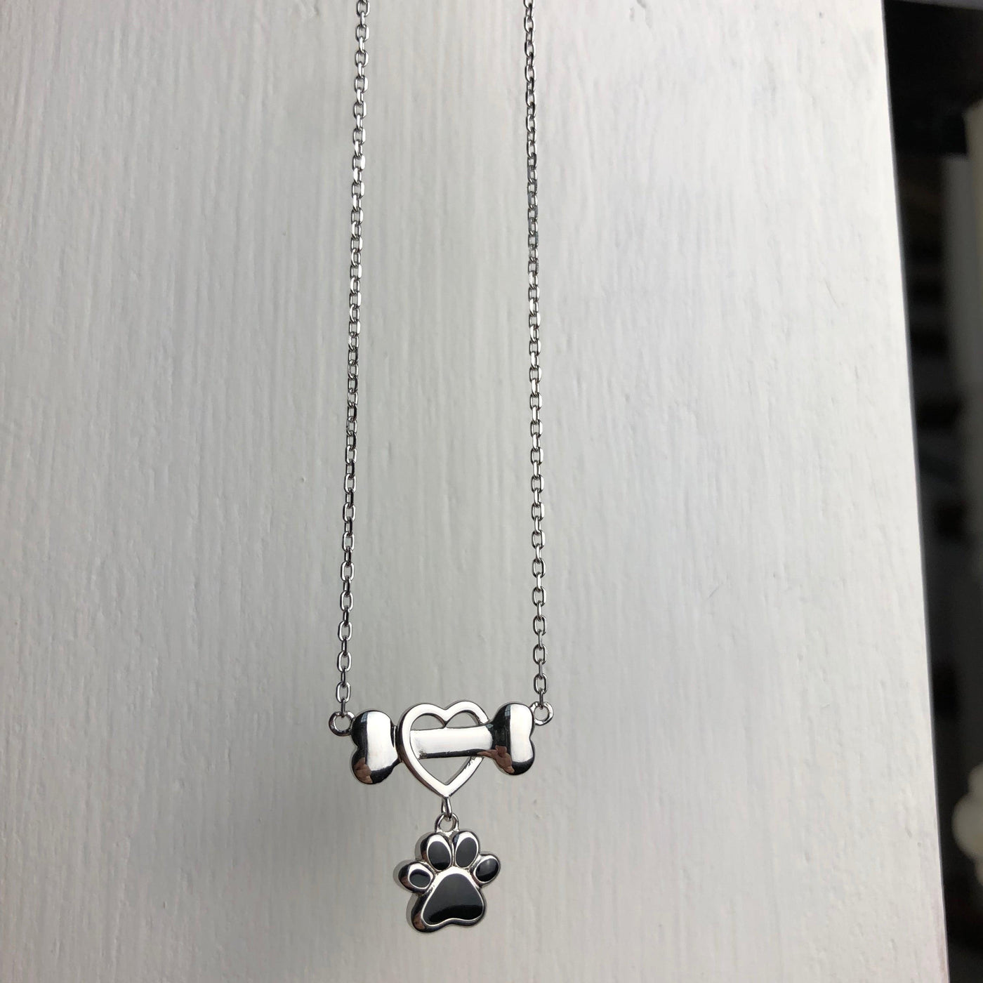 Paw Éclat | Dainty Dog Paw | Stainless Steel Necklace