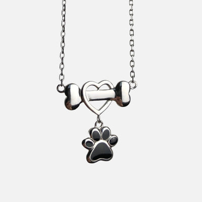 Paw Éclat | Dainty Dog Paw | Stainless Steel Necklace