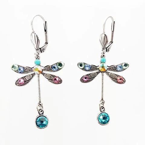 Elara | Whispering Wings | Sculpted Dragonfly Earrings