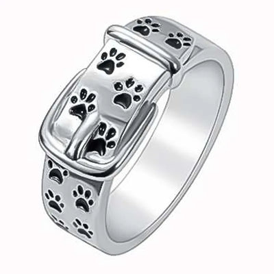 Pawfect Collar | Dog-Inspired Ring | Chic Companion Statement