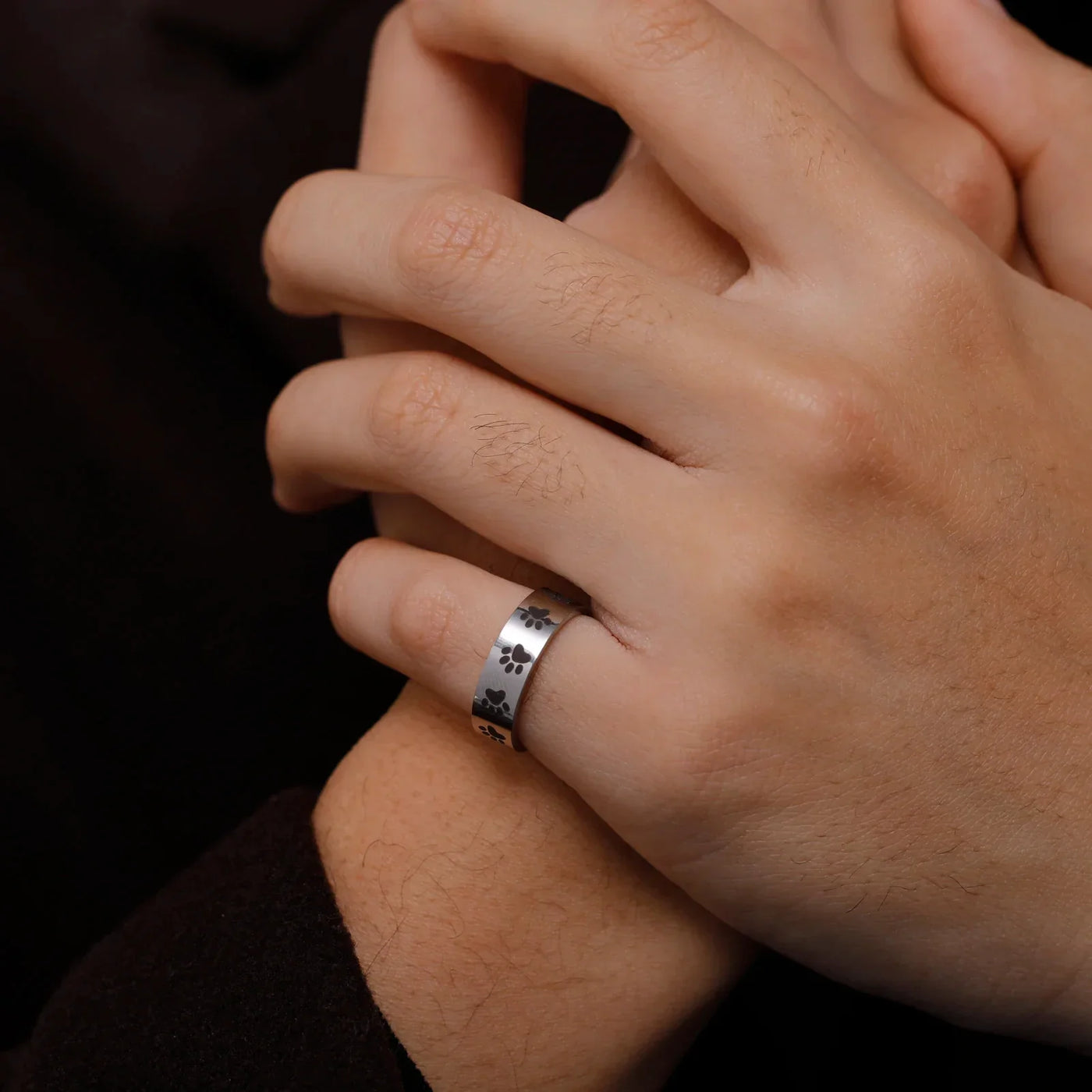 Ardelle | Eternal Paw Memory | Stainless Steel Ring