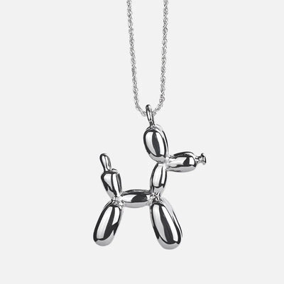 Solaria | Balloon Pup Statement | Gold Necklace
