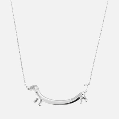 Solara | Golden Charm | Dachshund Statement Necklace
