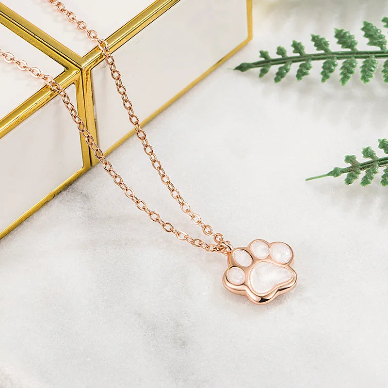 Serenity | Forever Paw | Sterling Silver Pet Memorial Necklace