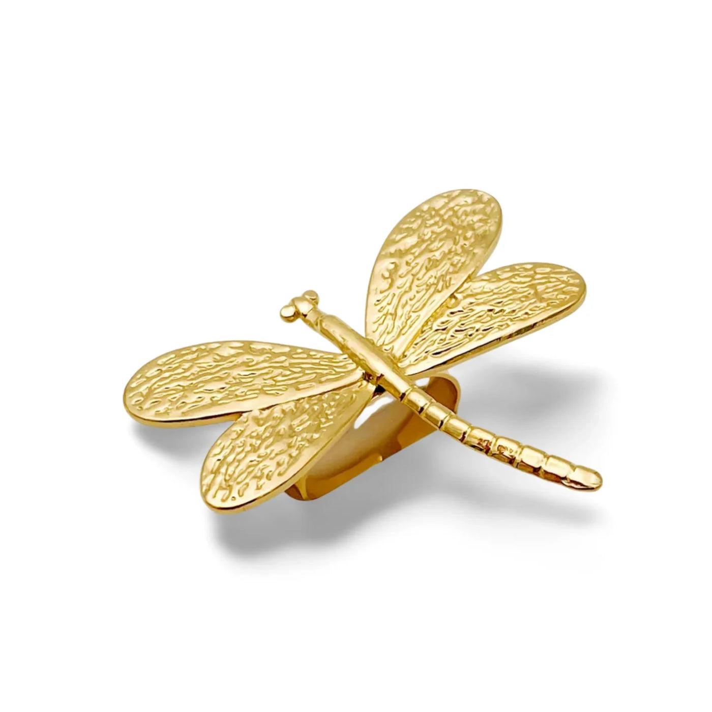 Aurelia | Radiant Flight | Golden Dragonfly Ring