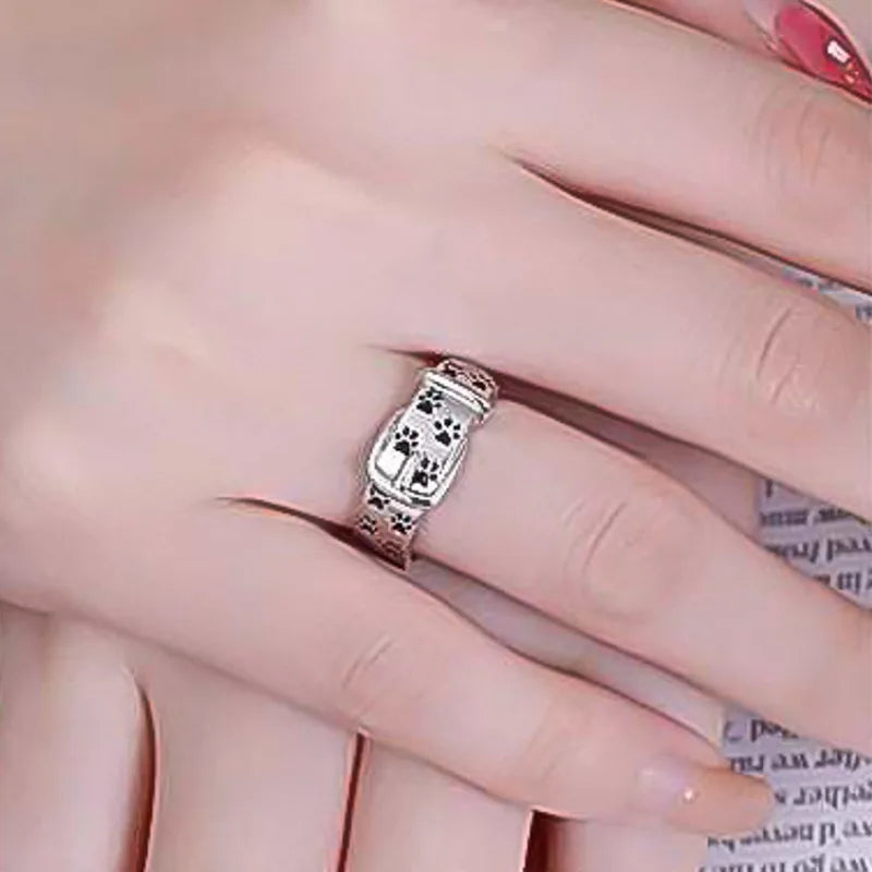 Pawfect Collar | Dog-Inspired Ring | Chic Companion Statement
