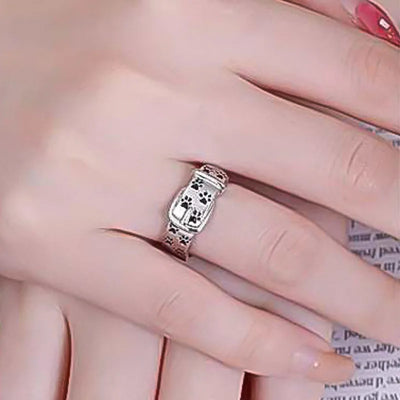 Pawfect Collar | Dog-Inspired Ring | Chic Companion Statement