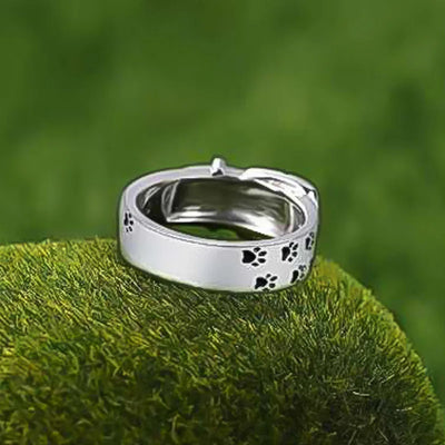 Pawfect Collar | Dog-Inspired Ring | Chic Companion Statement
