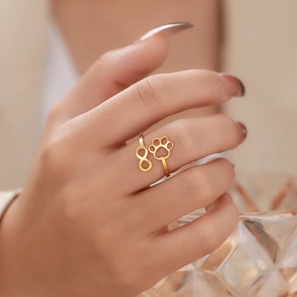 BondBeyond | Infinity Paw | Memorial Ring