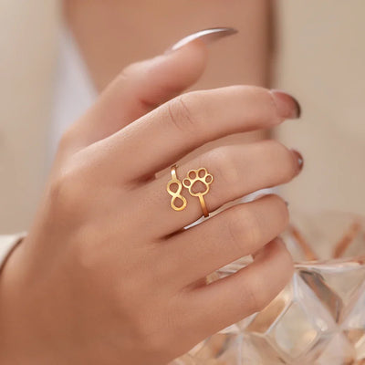 BondBeyond | Infinity Paw | Memorial Ring