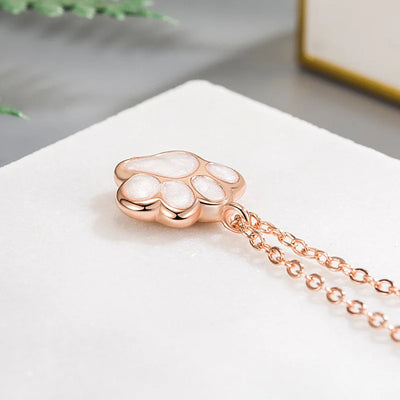 Serenity | Forever Paw | Sterling Silver Pet Memorial Necklace