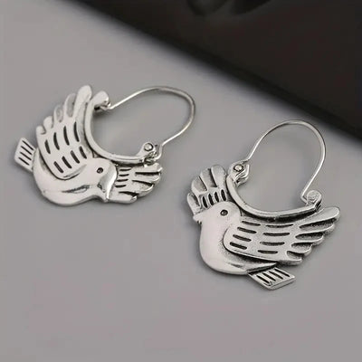 SkySong | Silver Bird Dangle Earrings | Free-Spirited Style