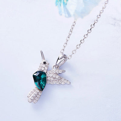 LumiAstra | Humming Sparkle | Sterling Silver Zirconia Necklace