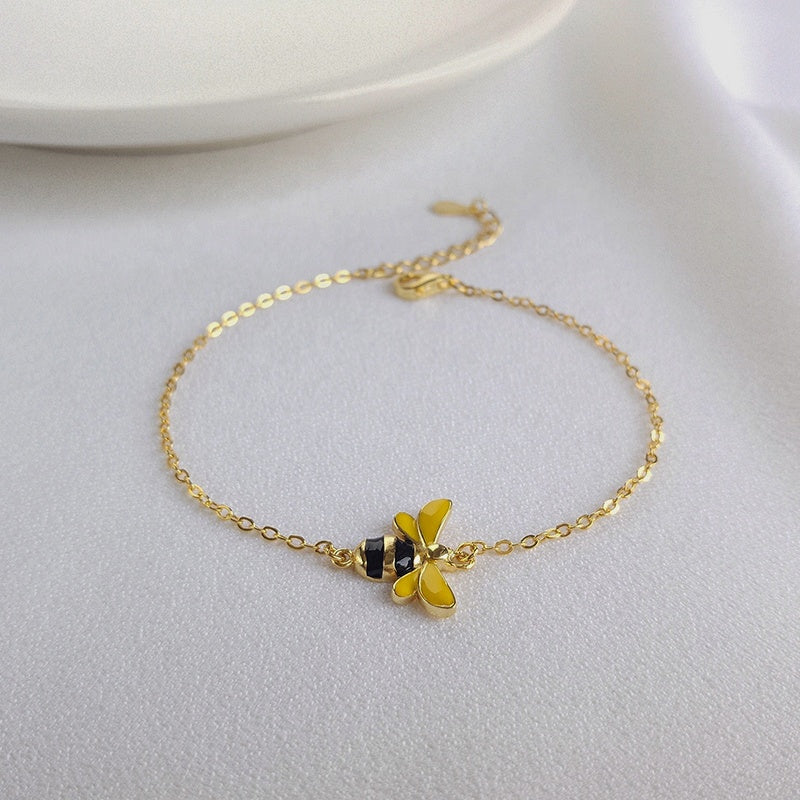 Beecharm | Luxe Gold Bee Bracelet | Empress-Inspired Accessory