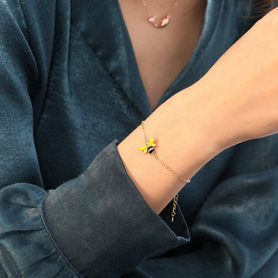 Beecharm | Luxe Gold Bee Bracelet | Empress-Inspired Accessory