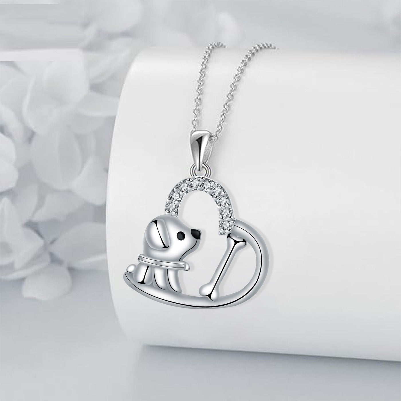 Heart of the Pack | Canine Heart Pendant | Keepsake Necklace
