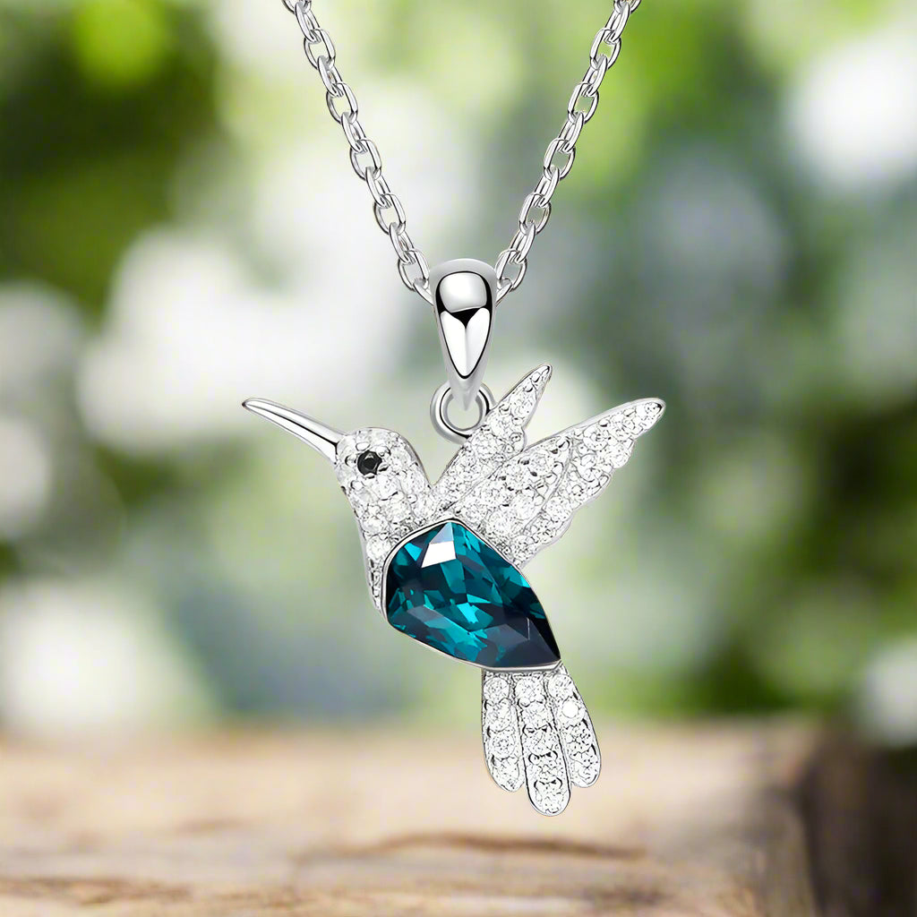 LumiAstra | Humming Sparkle | Sterling Silver Zirconia Necklace