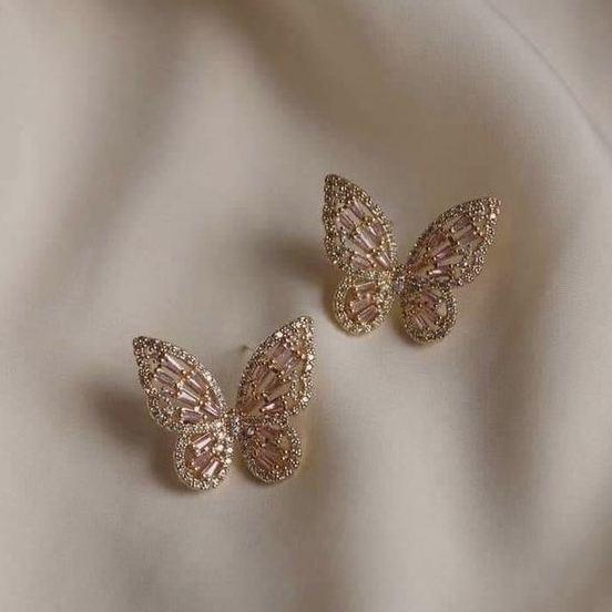 Liora | Radiant Wings | Vintage Butterfly Earrings