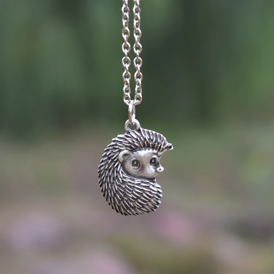 WildGleam | Rustic Majesty | Vintage Porcupine Silver Necklace