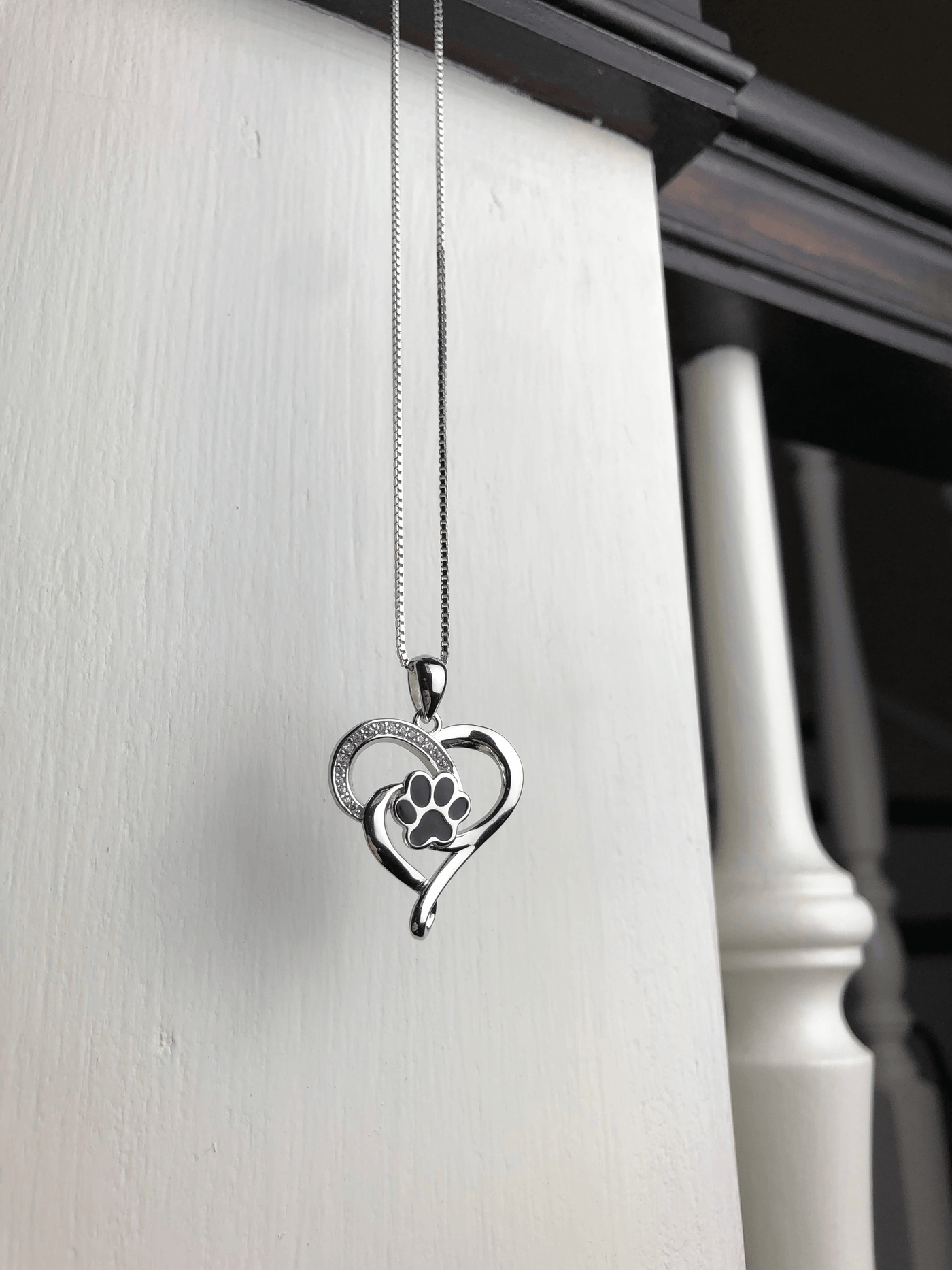 Everlasting Bond | Infinity Paw Heart | Stainless Steel Pet Memorial Necklace