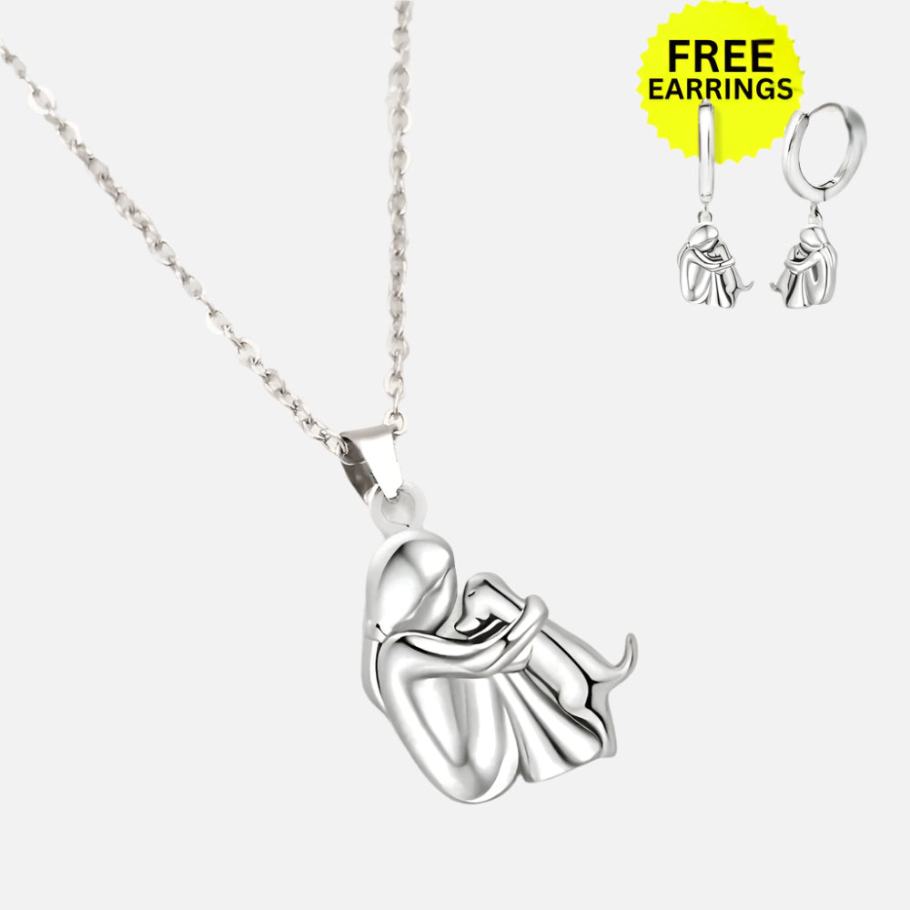 Celestia | Paw Love | Sterling Silver Necklace Set