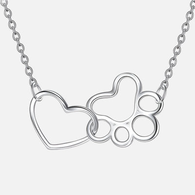 Affection Locket | Paw Print Embrace | Elegant Keepsake
