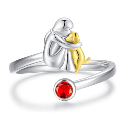 Forever Paws | Adjustable Silver Ring | Daily Wear Keepsake